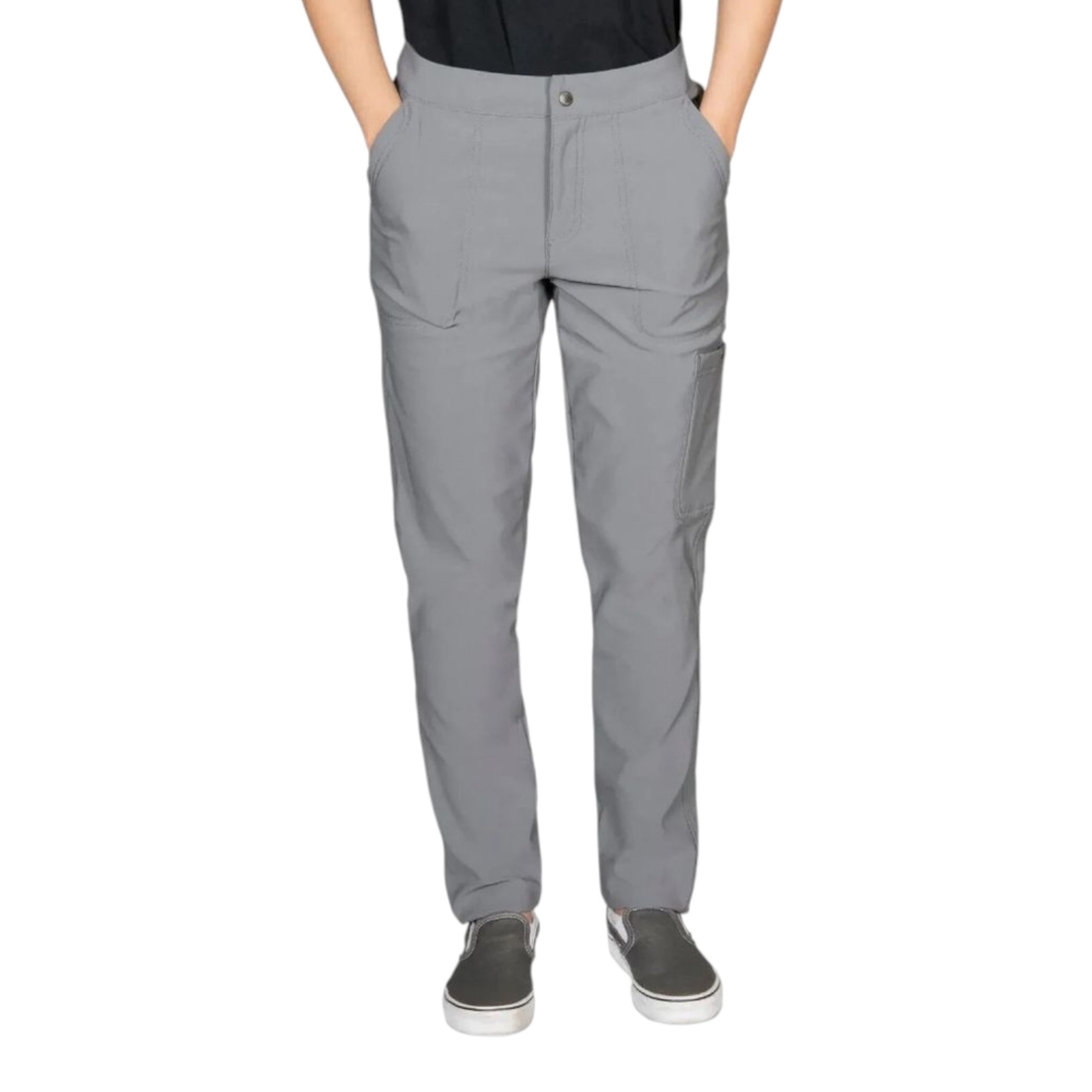 Columbia Womens Fleece Lined Straight Leg Cargo Pants Grey | 8 | Warm Cozy